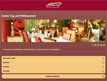Tablet Screenshot of hotel-rebhan.de